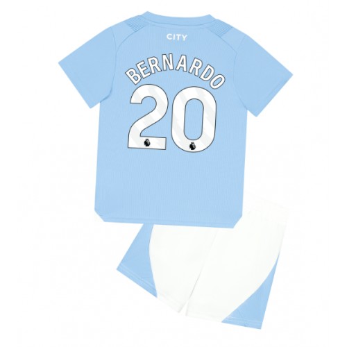 Dětský Fotbalový dres Manchester City Bernardo Silva #20 2023-24 Domácí Krátký Rukáv (+ trenýrky)